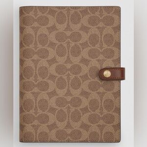 Coach Notebook In Signature Canvas